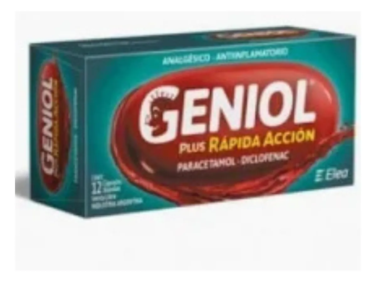 Geniol Plus Rápida Acción 12 comp.
