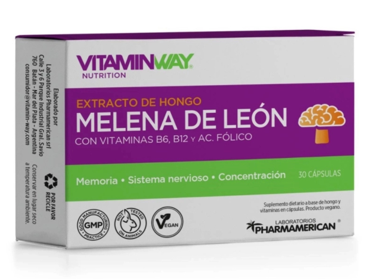 VitaminWay Melena de León 30 cápsulas